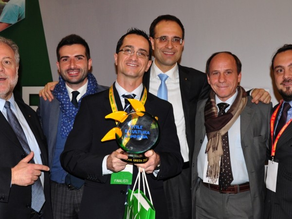 premiazione oscar green con Moncalvo